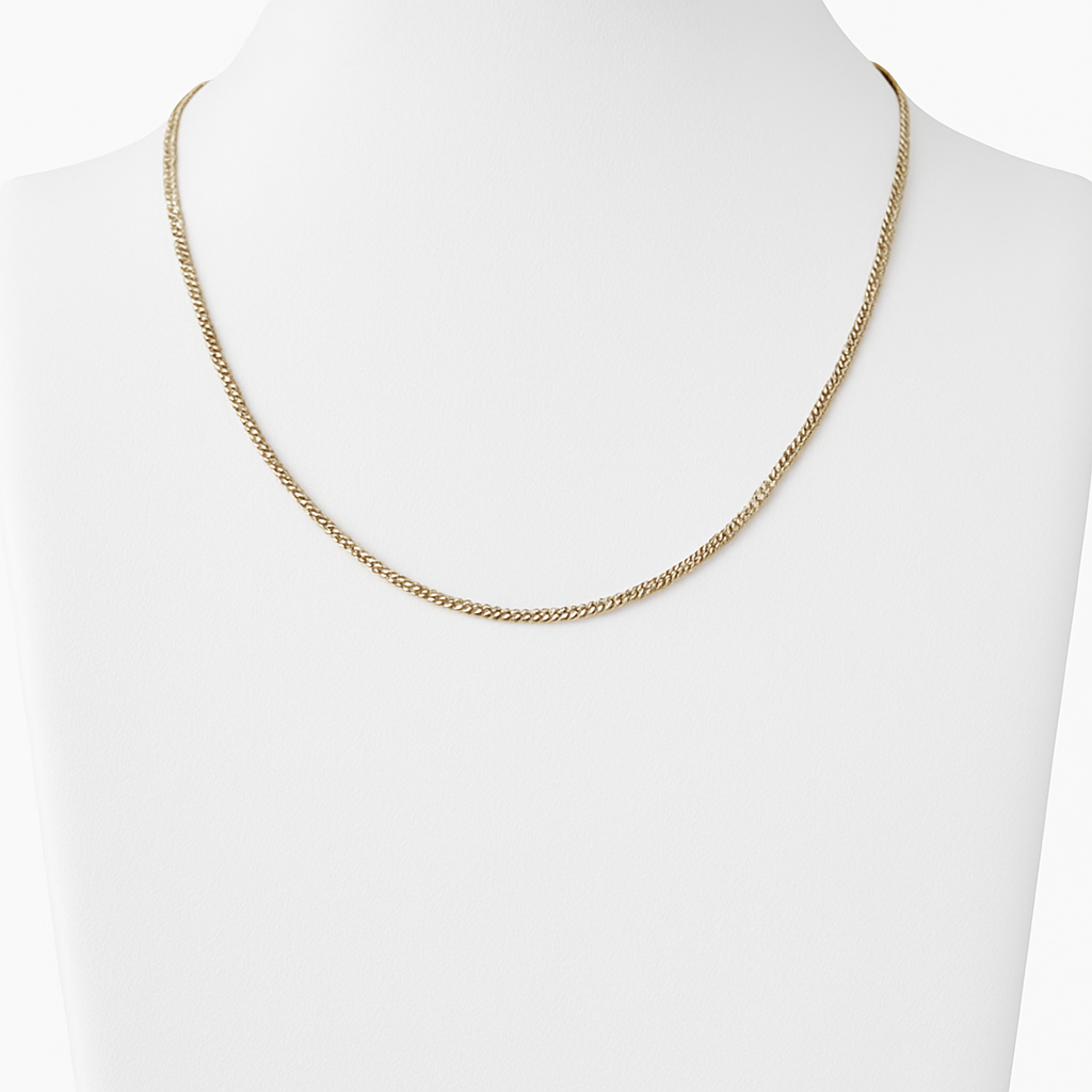 10K Yellow Gold Solid Chain