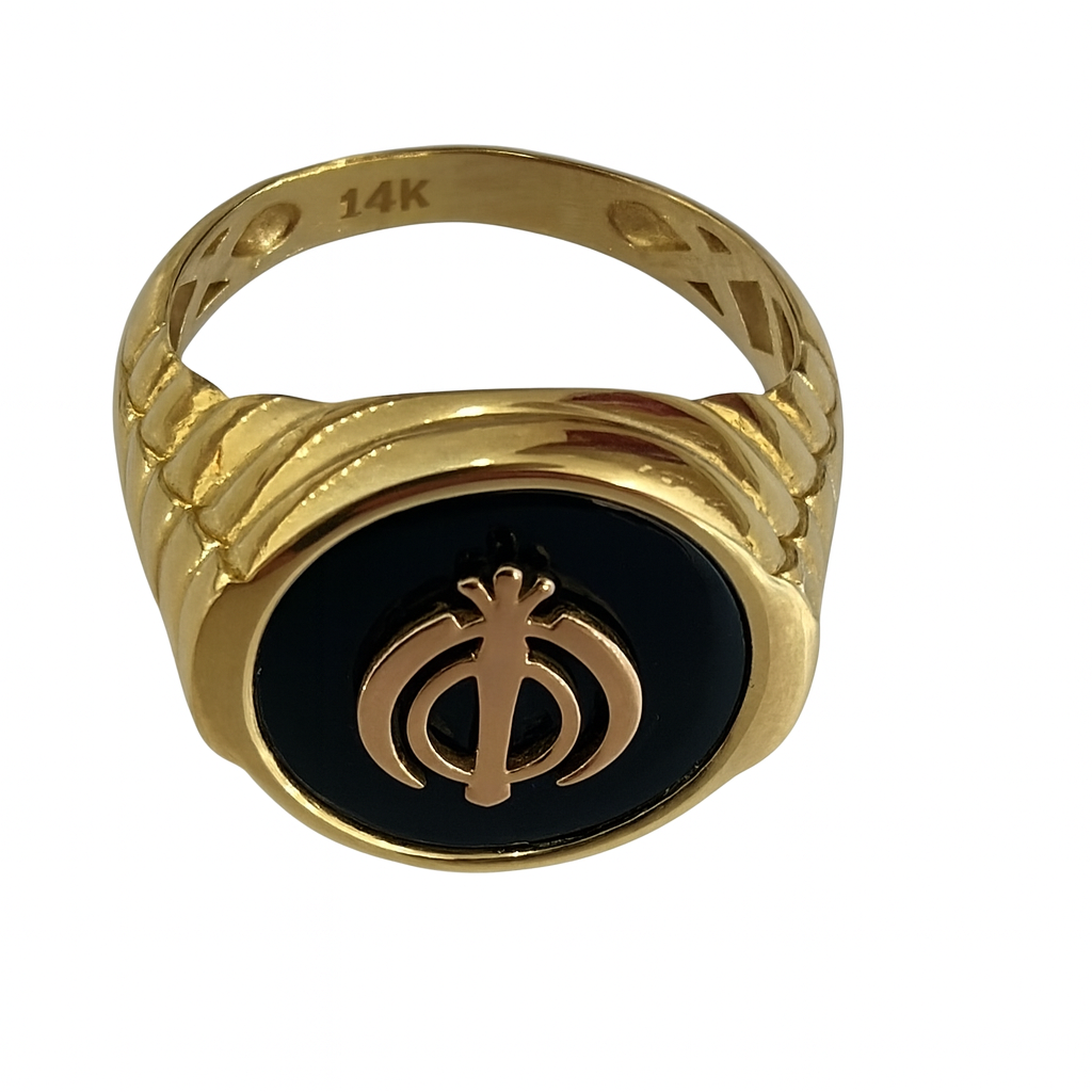 14K Gold Men’s Statement Ring
