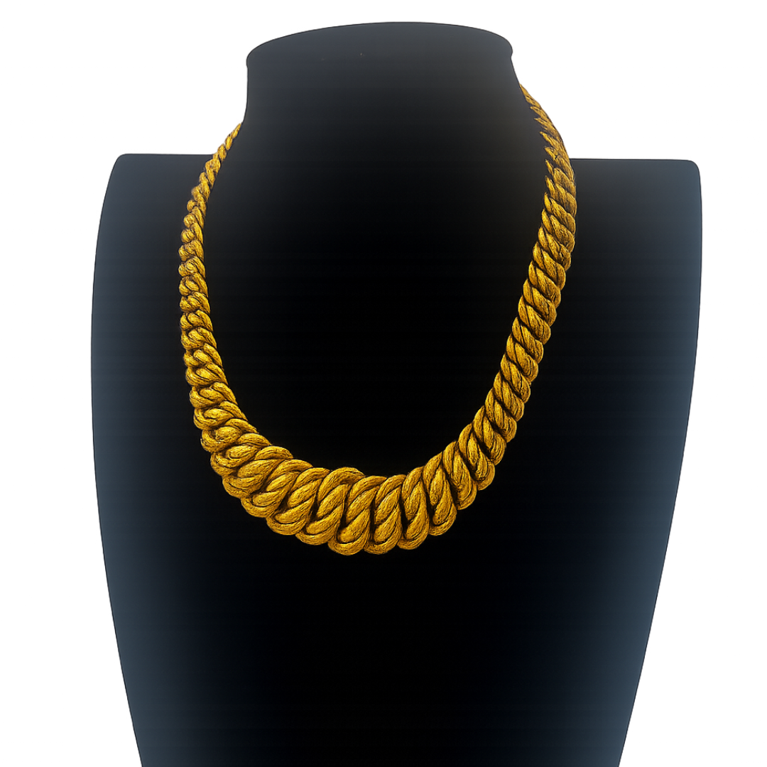 10K Gold Princess Style Necklace