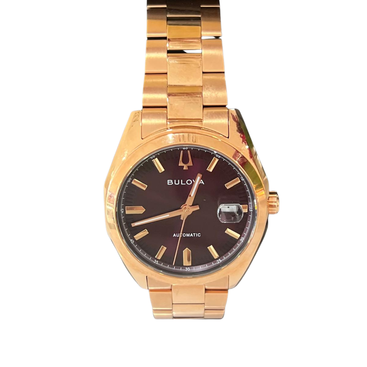 Men’s Rose Gold-Tone Quartz Watch