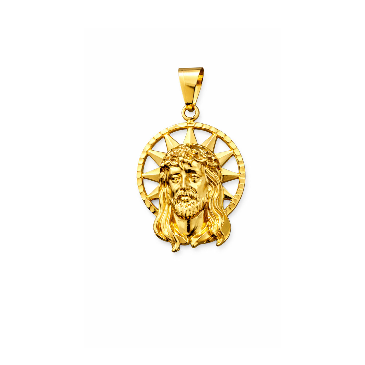 10K Gold Christ Medal