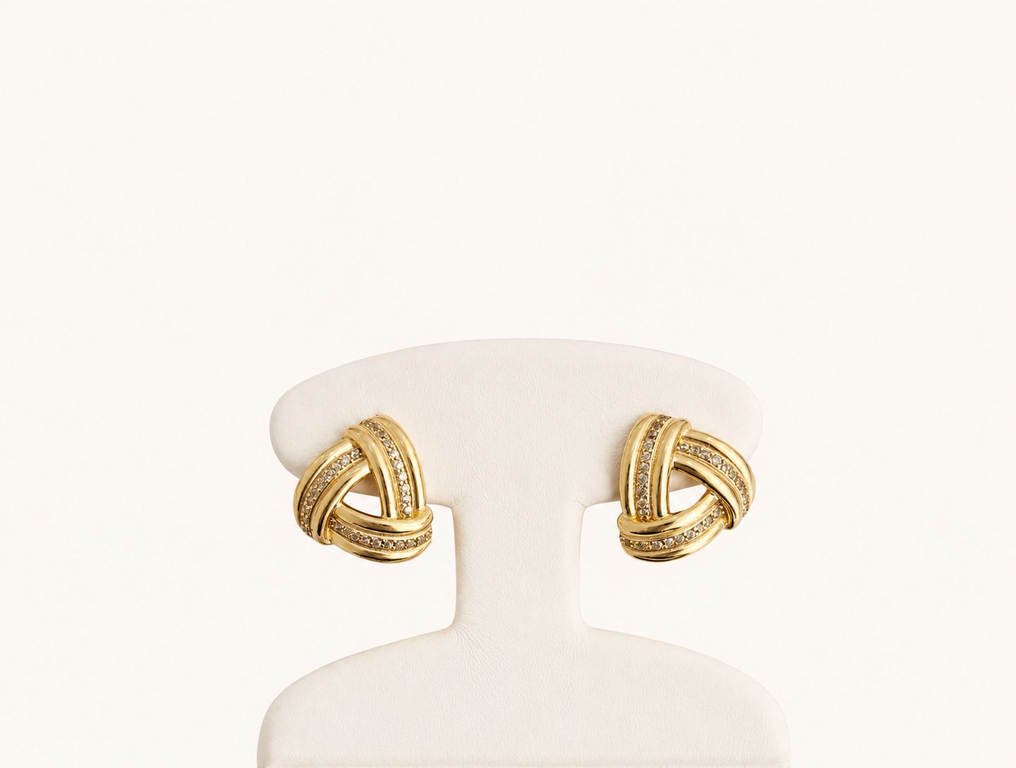 10K Gold Infinity Knot Earrings
