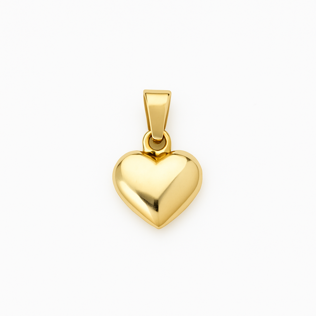 10K Gold Heart Pendant