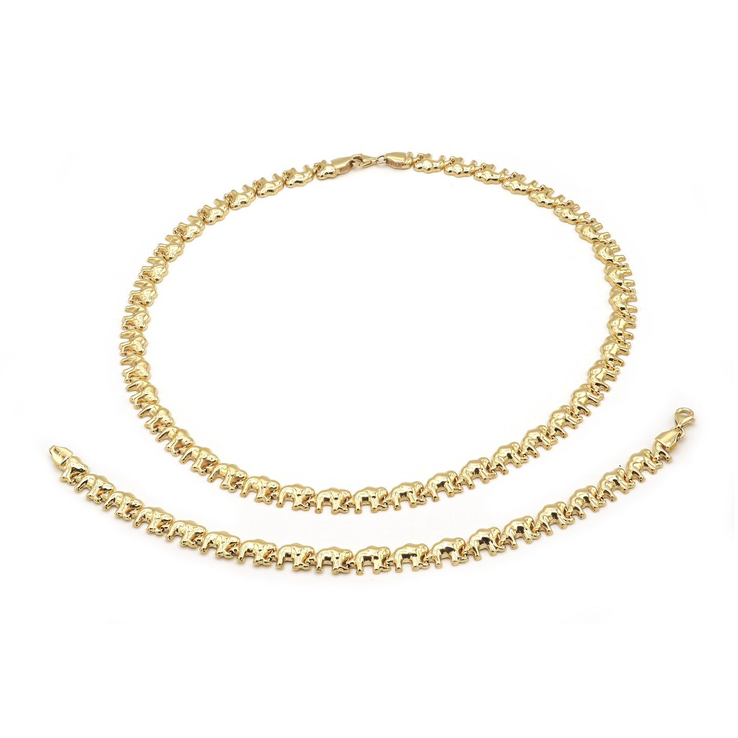 Elephant Necklace & Bracelet