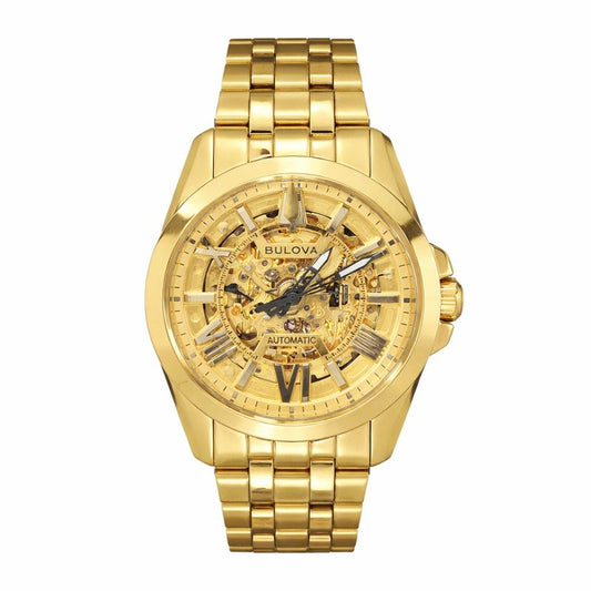 Gold Tone Bulova Men’s Quartz Watch