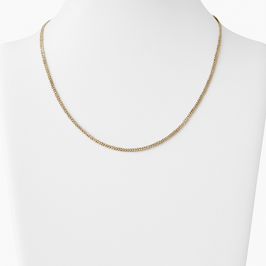 10K Yellow Gold Solid Chain