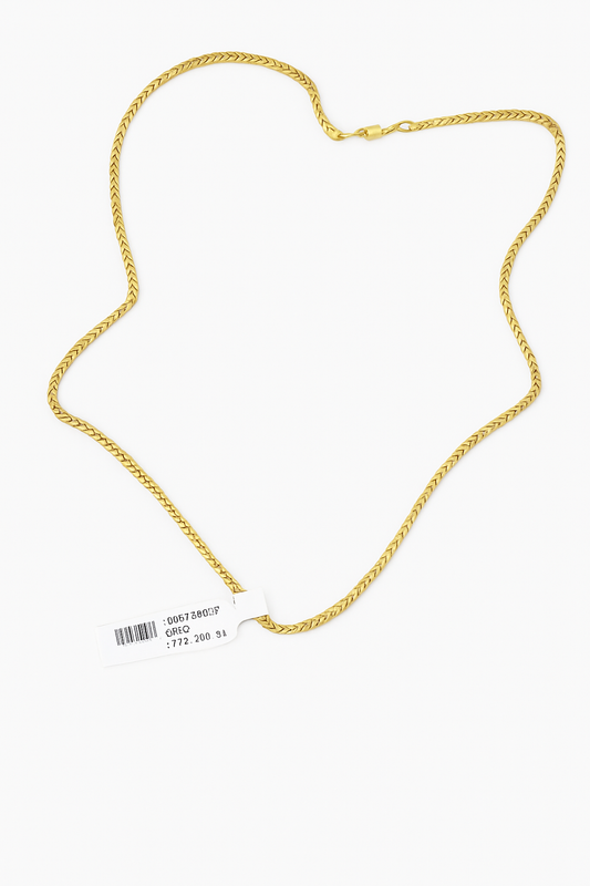 14K Yellow Gold Franco Chain Necklace