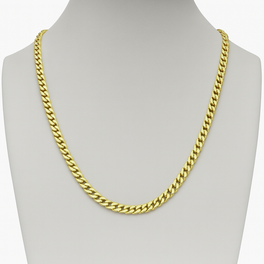 10K Yellow Gold Cuban Link Chain