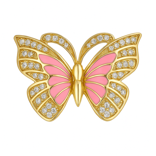 14K Butterfly Gold Ring