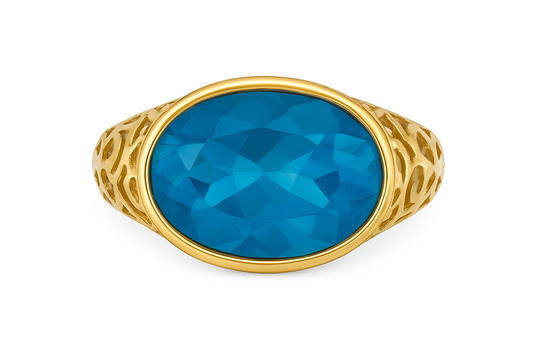 10K Yellow Gold Filigree Ring