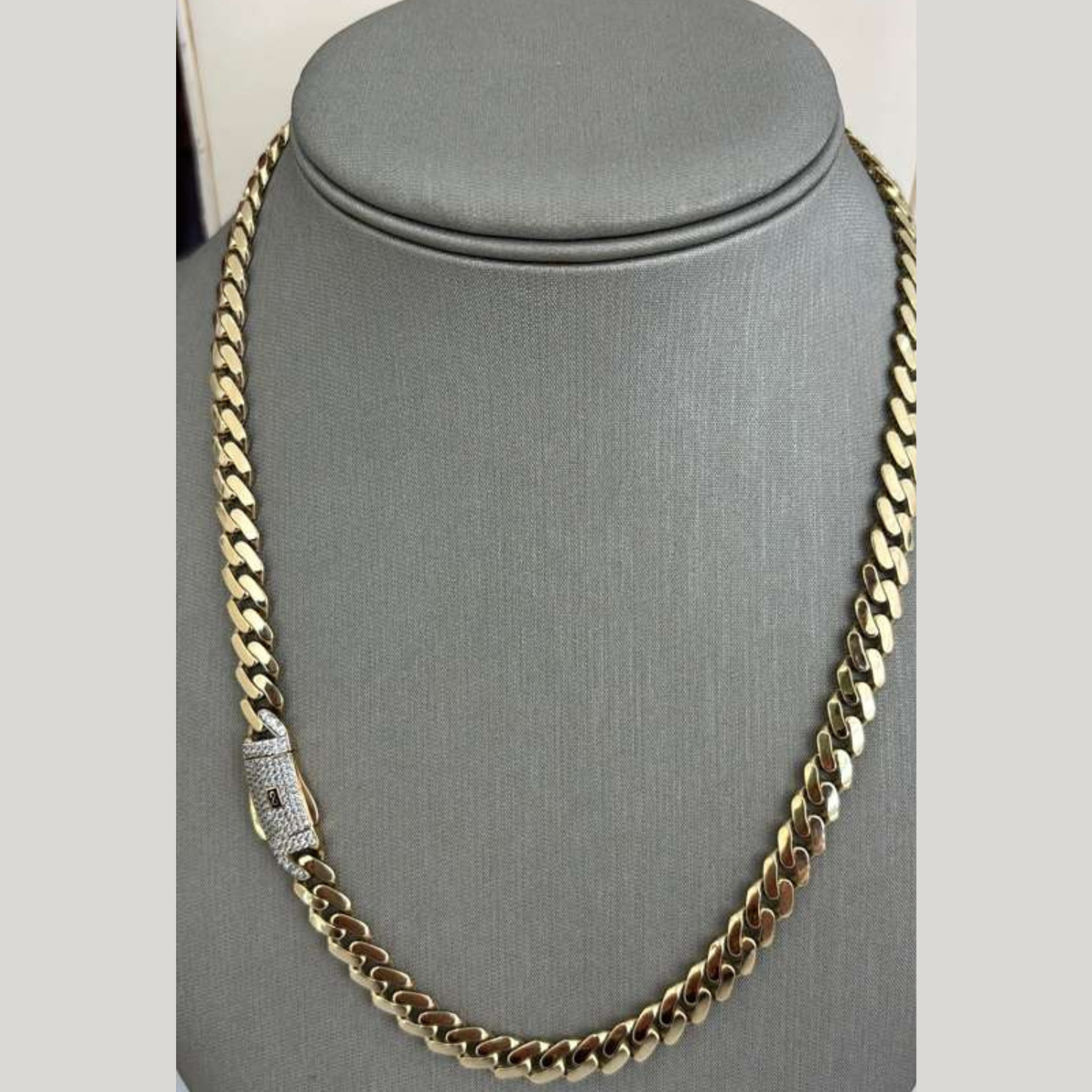 10K Gold Monaco Chain