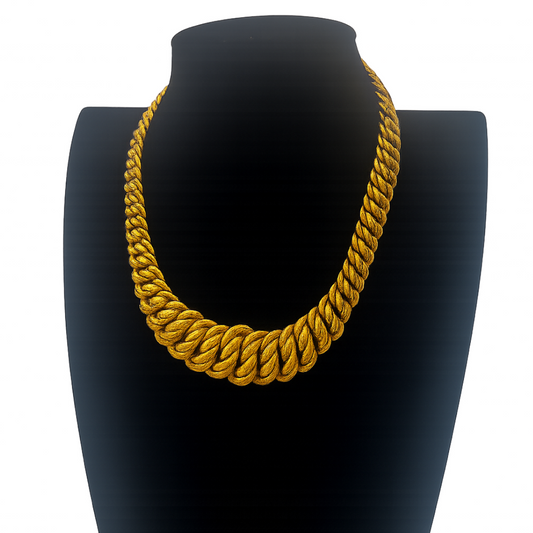 10K Gold Princess Style Necklace
