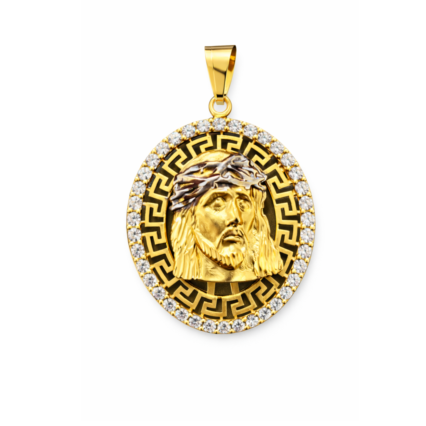 14K Yellow Gold Jesus Christ Charm