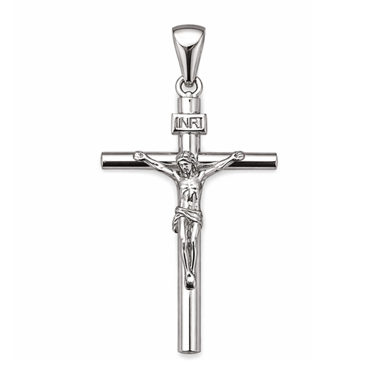 Large 925 Sterling Silver Crucifix