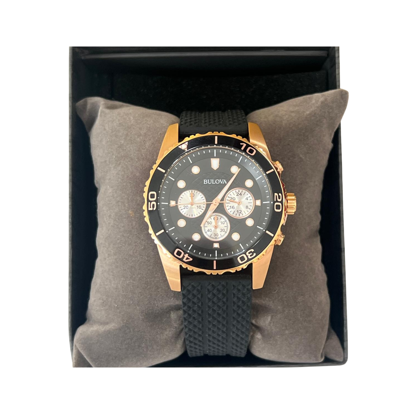 Bulova Black Strap Chronograph