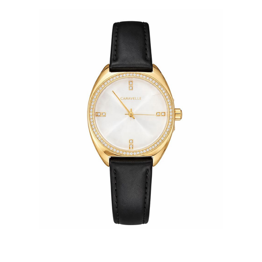 Caravelle Gold & Black Women’s Watch