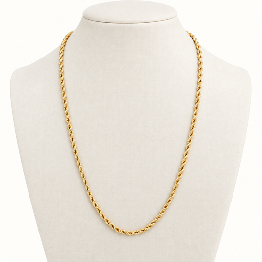 18K Gold Rope Chain