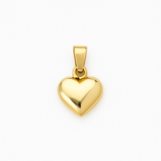 10K Gold Heart Pendant