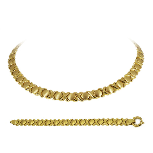 OXO Necklace & Bracelet