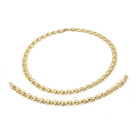 Elephant Necklace & Bracelet