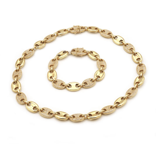 Design Shine Necklace & Bracelet